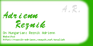 adrienn reznik business card